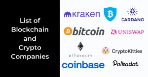 List of Blockchain and Crypto companies in one place